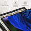 Floral et botanique «Blue Rose Shrub Wall Art»-101780403