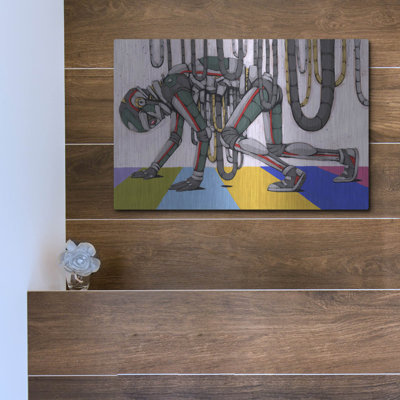 «Spilling My Guts» par Ric Stultz, art mural en métal