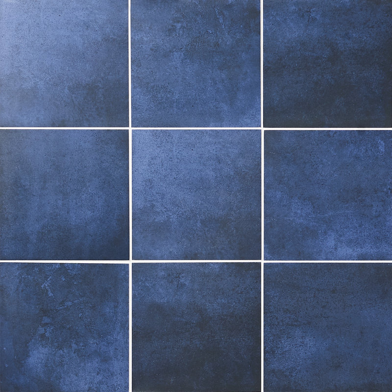Geode 7.87 In. X 7.87 In. Matte Porcelain Floor And Wall Tile (10.76 Sq. Ft. / Case), Blue