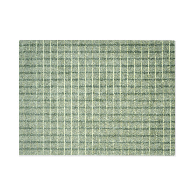 Grid Matcha Lemon, 32" W x 44" L