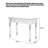 American Solid Wood Desk with Drawers-369286409