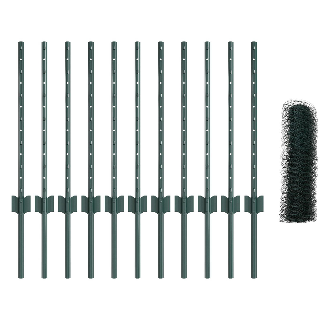 60cm H x 2500cm W Steel Fencing Kits