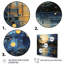 «Blue River Reflections of Serenity III», reproduction sur toile-1102293914-1102293920