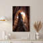 «Wavy Orange Sandstone Canyon», art mural sur toile-133507421