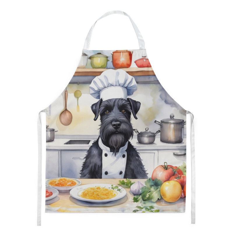No Pattern Bib Apron