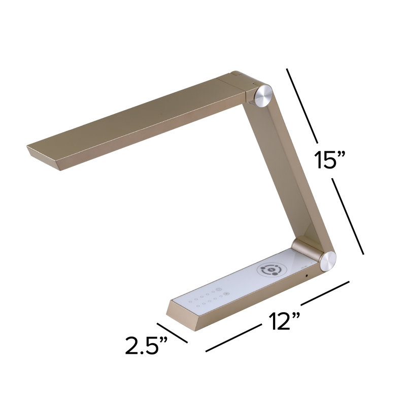 Myla USB Desk Lamp, Gold