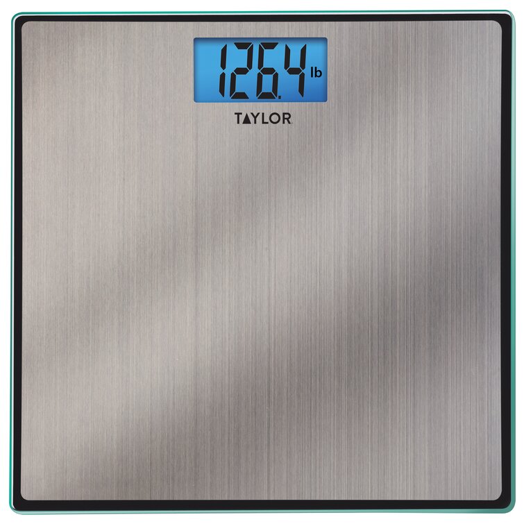 https://assets.wfcdn.com/im/81600914/resize-h755-w755%5Ecompr-r85/1635/163581412/Taylor+Precision+Products+Digital+Scale%2C+400+LB+Capacity%2C+11.8+x+11.8+Inches%2C+Brushed+Stainless+Steel.jpg
