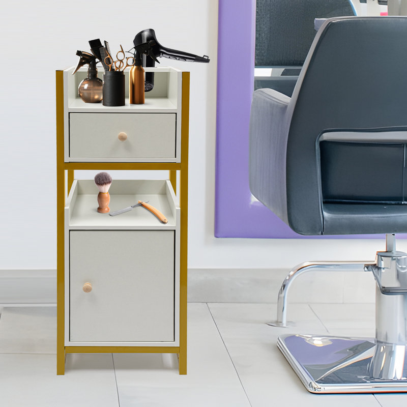 Support de rangement pour la coiffure avec tiroirs