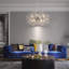 Geetika Firework Crystal Sputnik Chandelier Dimmable Pendant for Dinning Room-605996236-605996238