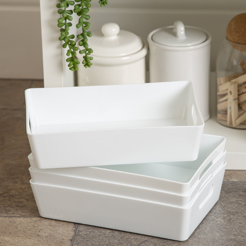 Wham Studio Basket Rectangular, White