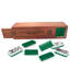 Double Nine Professional Dominoes - 55 pièces de tuiles haute brillance avec boîte de rangement en bois-106242479