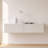 Modern Fluted Panel Floating Vanity Table