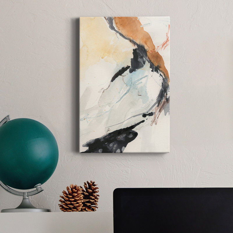 Efflux I - Impression sur toile tendue, H 60 po x l 40 po x P 1 po