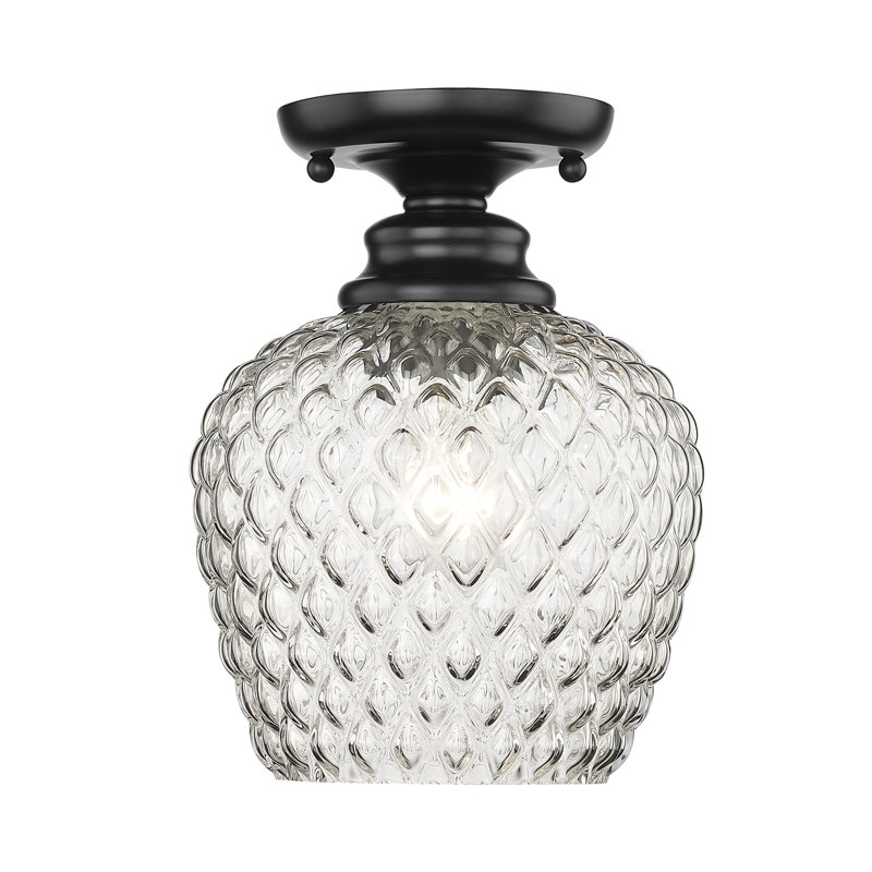 Farihah Glass Semi Flush Mount