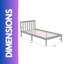 Solid Wood 3ft Bed Frame