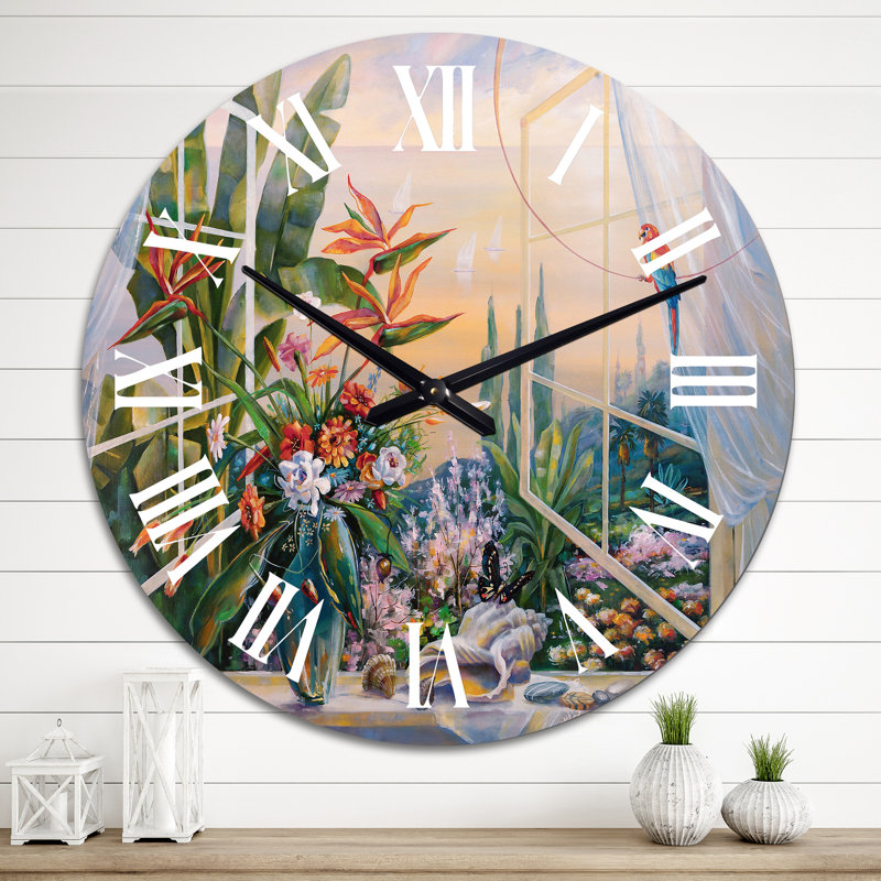 Horloge murale Cabin & Lodge, Grand