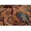 Tapis Oushak fait à la main à motif floral complexe 8 x 10