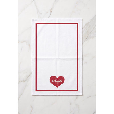 Serviette en forme de cœur