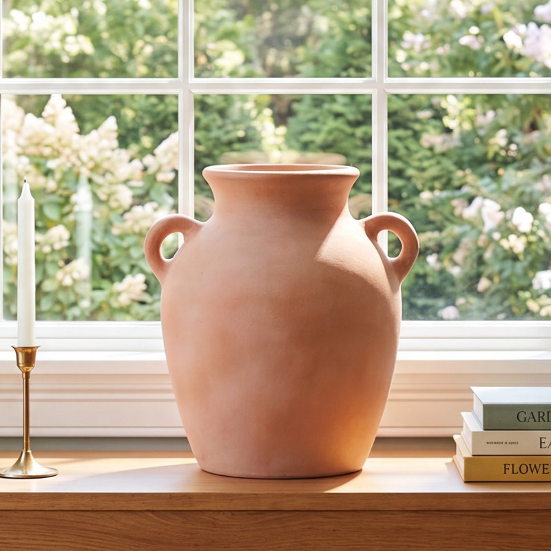 Moanne Terracotta Table Vase