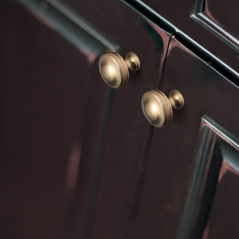 1 1/4 " Mushroom Knob Multi-Piece Package, Champagne Bronze