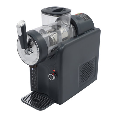 Machine à boissons glacée avec affichage à DEL, machine à lait frappé et crème glacée de 0,48 gallon, 5 modes + autonettoyant, machine à barbe à boissons en acier inoxydable pour la maison et le café