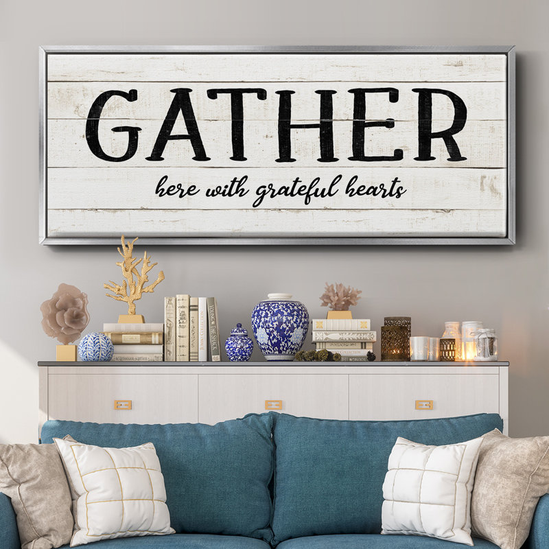 Gather - Toile encadrée, H 24 po x l 60 po