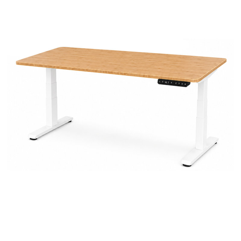 Bureau debout autoportant électrique à hauteur réglable 48 po x 30 po Uncage, H 49,2 po x l 48 po x P 30 po
