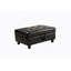 Ensemble de canapé modulaire, canapé en similicuir avec repose-pieds et rangement libre-125983198