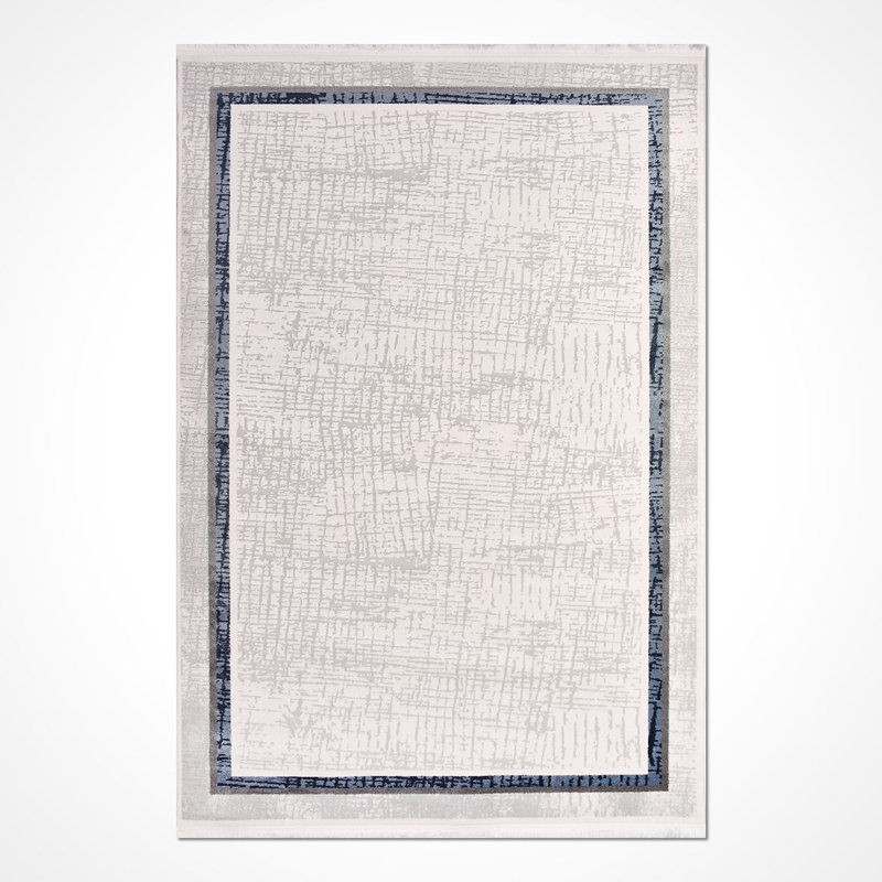 Tapis oriental beige / bleu lavable à la machine, Tapis de couloir 2 pi 8 po x 9 pi 11 po