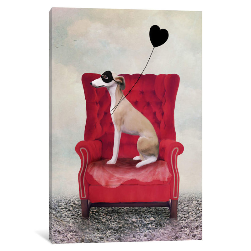 Art et fantômes «Heathcliffe», reproduction sur toile tendue, H 12 po x l 8 po x P 0,75 po, Toile tendue, Pas de tapis