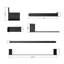 4-Piece Bathroom Hardware Set-116009483