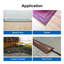 Bande de plancher réglable en hauteur et à pression de grain de bois d'érable 0,12 po * 1,18 po