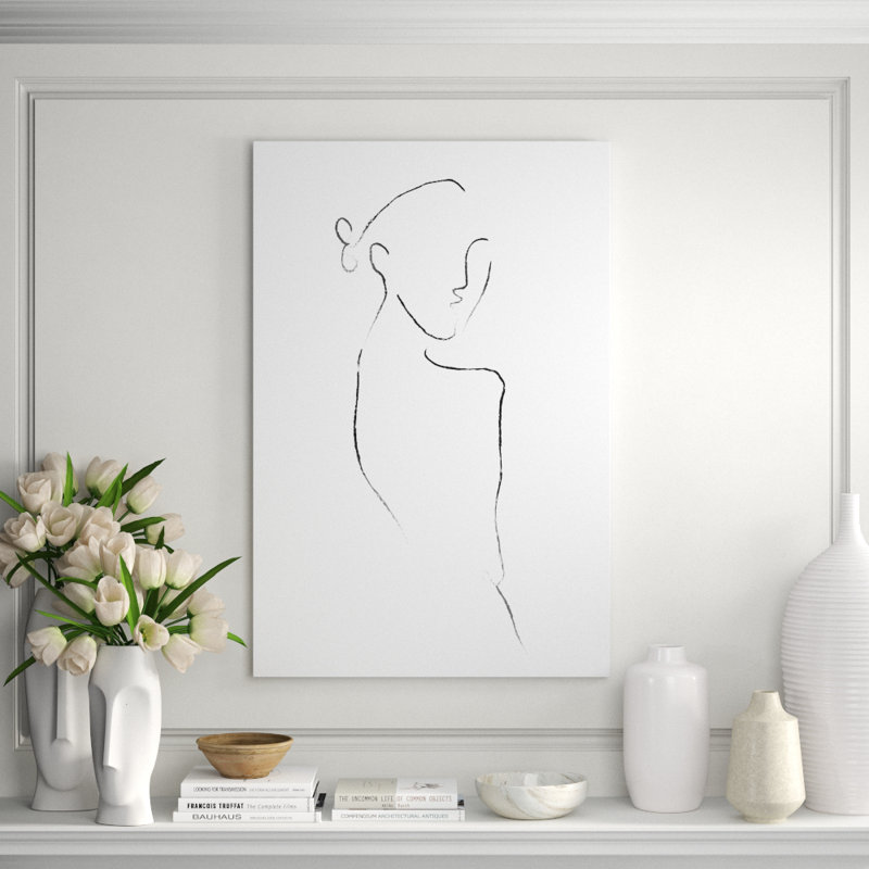Ingénue IV Print by Bobby Berk, 36" H x 24" W, Glass Coat