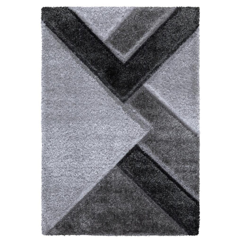 Woodway Geometric Shag Area Rug, Rectangle 160 x 230cm