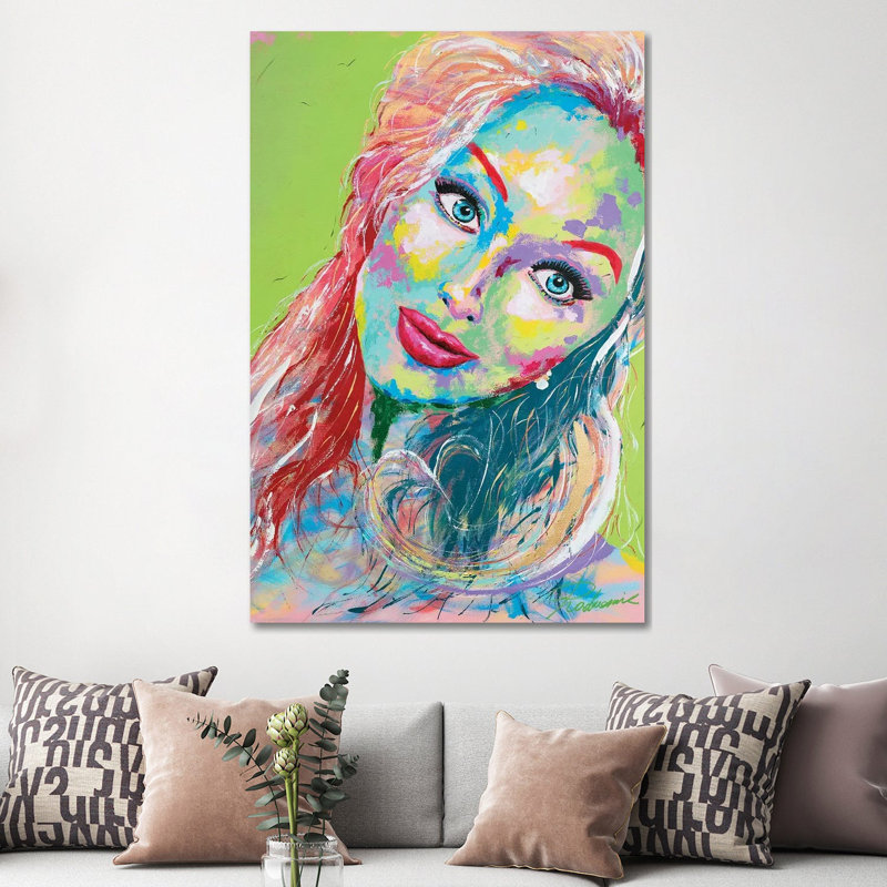 Miss. Lady - Wrapped Canvas Painting, 152.5 cm H x 101.5 cm W