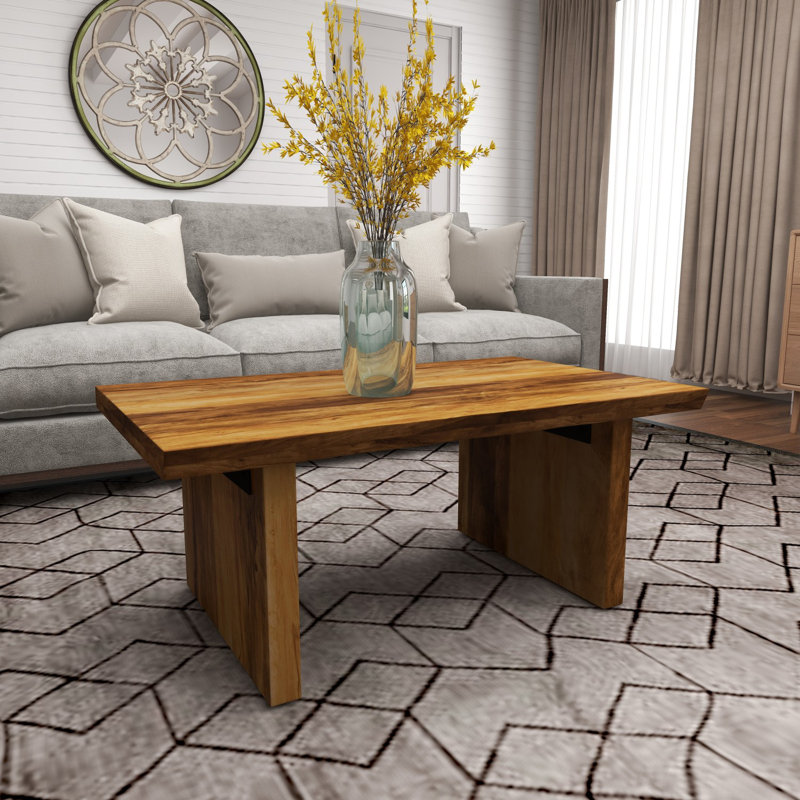 Wood Handmade Brown Coffee Table