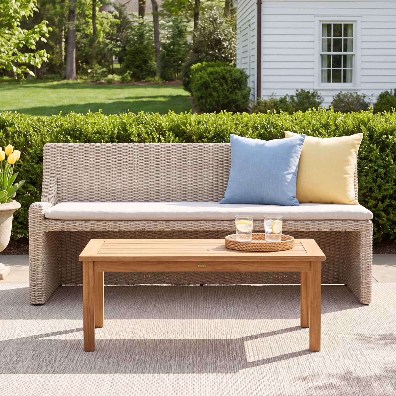 Senna Outdoor Dining Bench