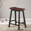 Tabouret de comptoir 24 po en bois massif-319298769