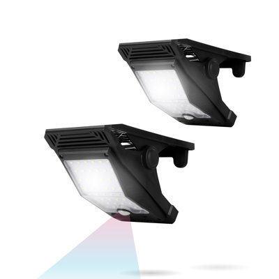 Outdoor Solar Large Clip-Anywhere Light With Motion Sensor (2-Pack)