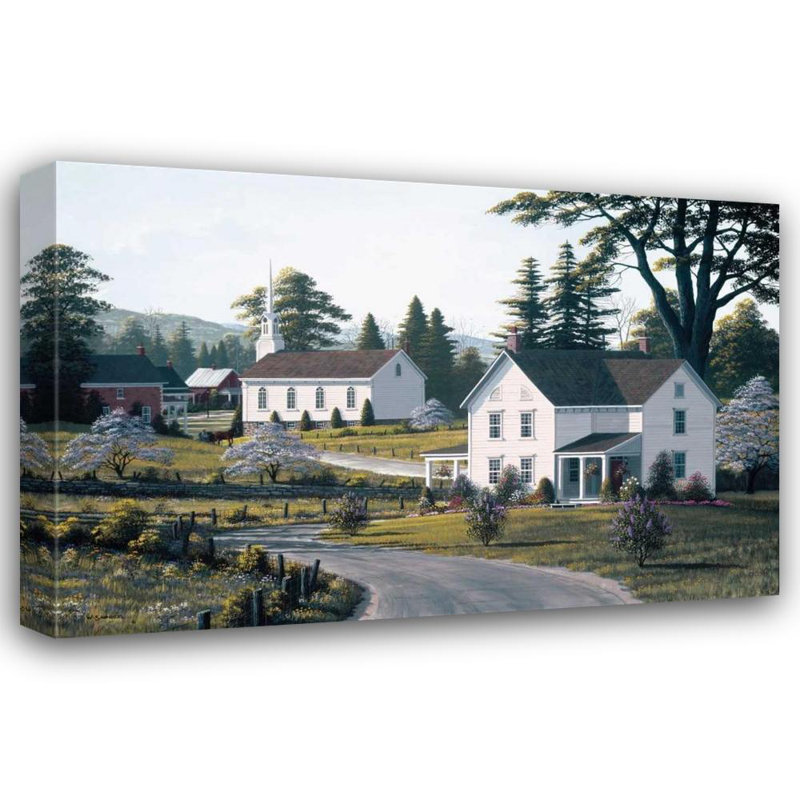 Art sur toile tendue par Red Barrel Studio® Saunders, Bill Gallery: Apple Blossom Time 8685