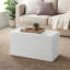 Banc de rangement pliant avec repose-pieds et couvercle rabattable-913626130