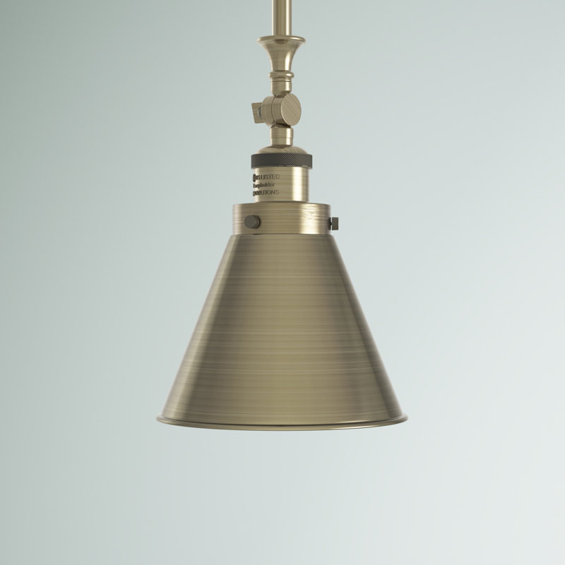 Donovan 1 - Light Single Pendant, Antique Brass, Antique Brass