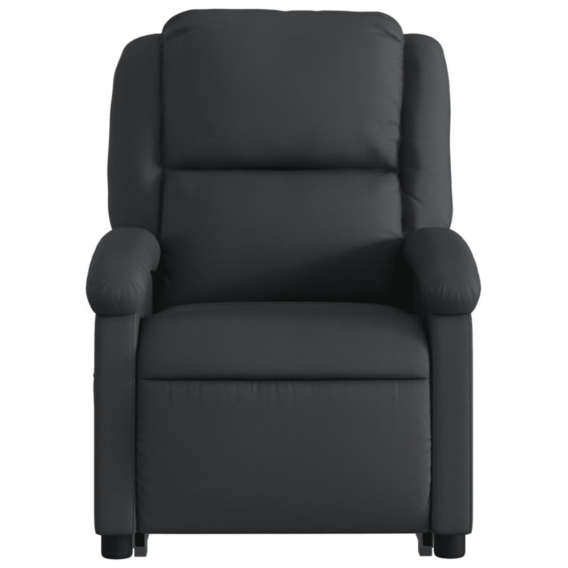 Kaino Leather Lift Assist Recliner, Black Genuine Leather