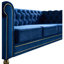 Canapé Chesterfield en velours 84,65 po