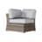 Ensemble de canapé modulaire en rotin 7 pièces avec coussins - assemblé 7 pièces