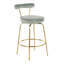 Tabouret de comptoir pivotant 25,5 po Kayson-383255561