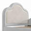 Lit tapissier à plancher bas SnuggleNest avec poche de rangement intégrée et rails latéraux de sécurité-134545983