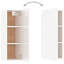 TV Cabinet White Engineered Wood