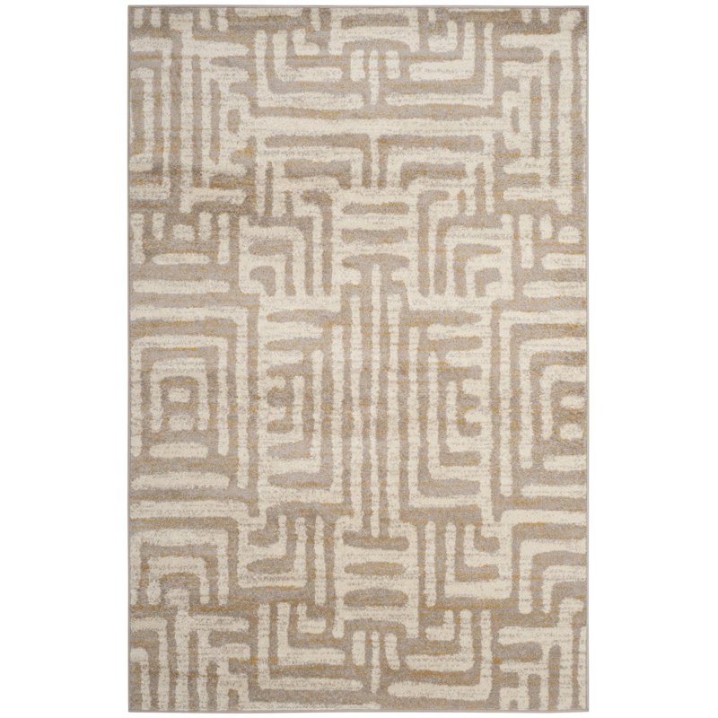 Ailssa Performance Geometric Rug, Rectangle 5'1" x 7'6"