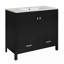 Meuble-lavabo 36 po avec lavabo en céramique-156777936